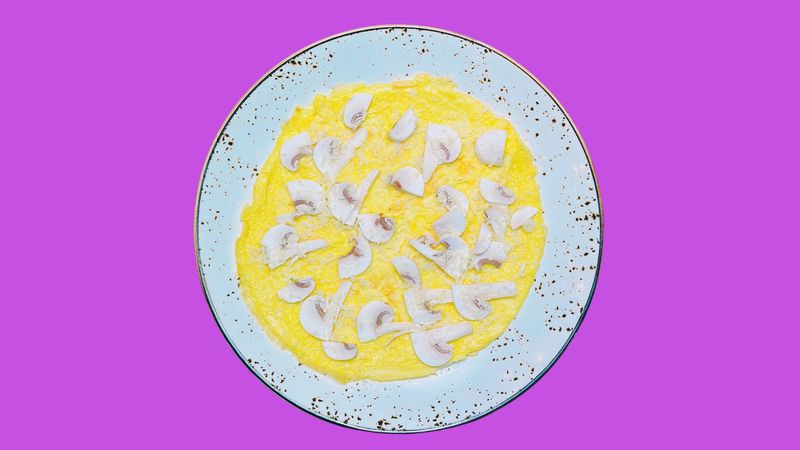 Cheesy Mushroom Omelet