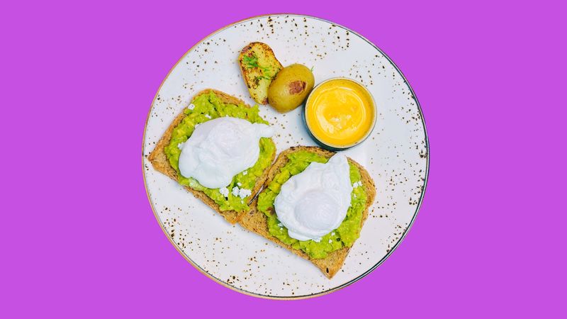 Perfect Avocado With Poached Egg